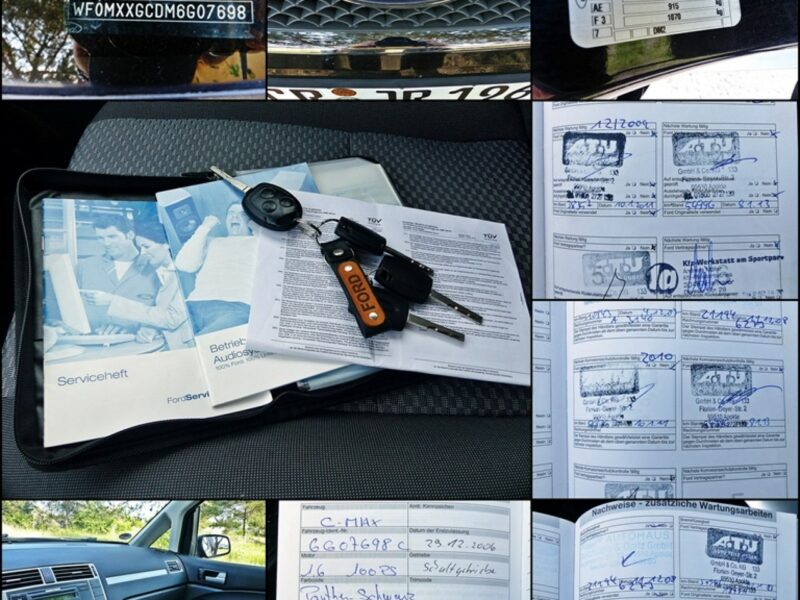 Ford C-Max 1.6 16V*TITANIUM*Climatronic*Pełna Elektryka*Alu*Zadbany*ZOBACZ!!! I (2003-2010)
