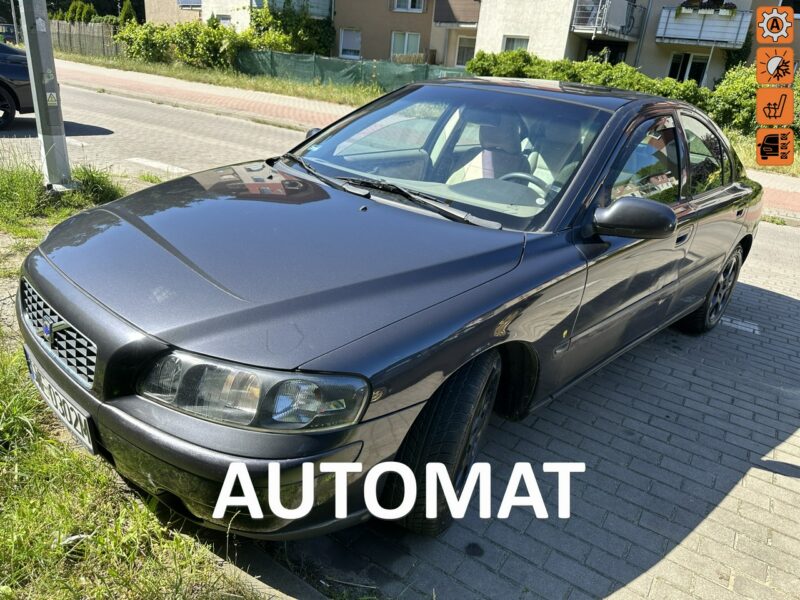 Volvo S60 Automat, klimatronic, czujnik deszczu i zmierzchu, skóry podgrzewane I (2000-2010)