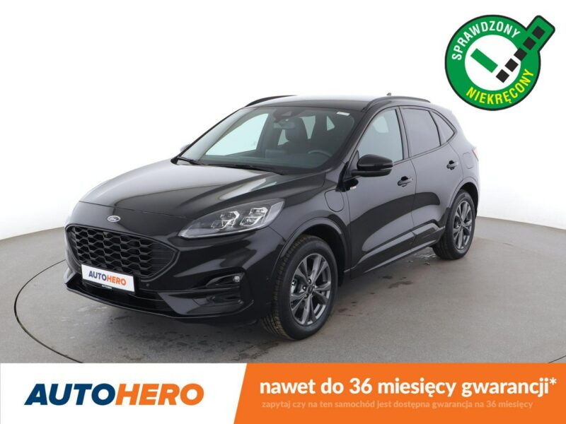 Ford Kuga FV23% PHEV full LED skóra/alcantara el. regulowane i grzane fotele nav III (2019-)