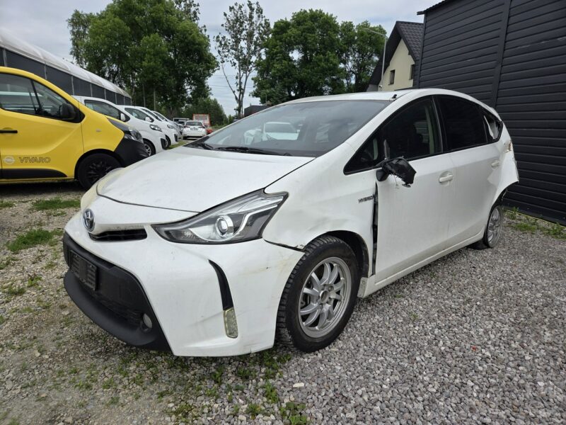 Toyota Prius+ 1.8 HSD 136KM 7 os. LED Pół-skóra Head up Uszkodzony Tył!