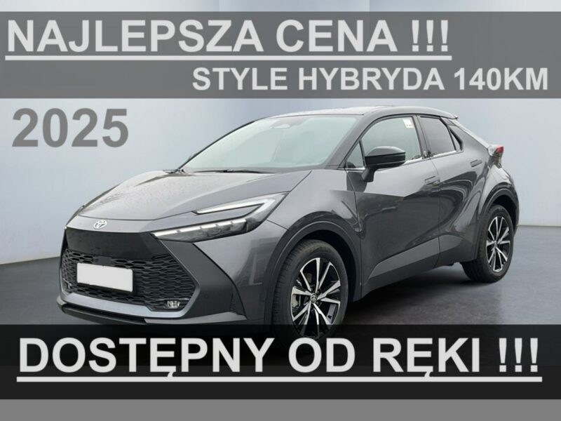 Toyota C-HR Nowa 140KM Hybryda Dostępna od ręki ! Wersja Style Niska Cena! 1509 zł