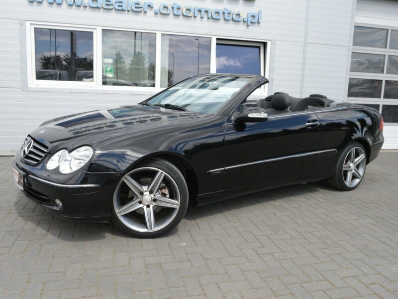 Mercedes CLK 200 1.8i Kompressor Automat Cabrio Avantgarde Skóra Opłaty do 26.03.2026 W209 (2002-)