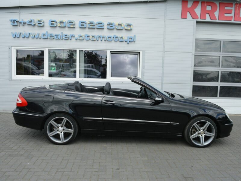 Mercedes CLK 200 1.8i Kompressor Automat Cabrio Avantgarde Skóra Opłaty do 26.03.2026 W209 (2002-)