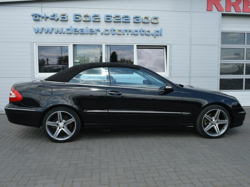 Mercedes CLK 200 1.8i Kompressor Automat Cabrio Avantgarde Skóra Opłaty do 26.03.2026 W209 (2002-)