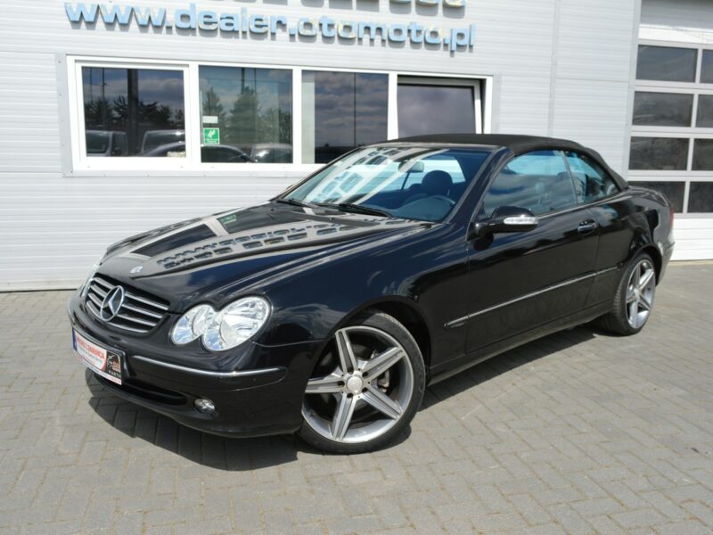 Mercedes CLK 200 1.8i Kompressor Automat Cabrio Avantgarde Skóra Opłaty do 26.03.2026 W209 (2002-)