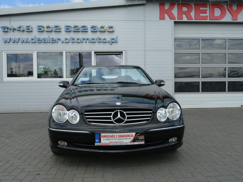 Mercedes CLK 200 1.8i Kompressor Automat Cabrio Avantgarde Skóra Opłaty do 26.03.2026 W209 (2002-)