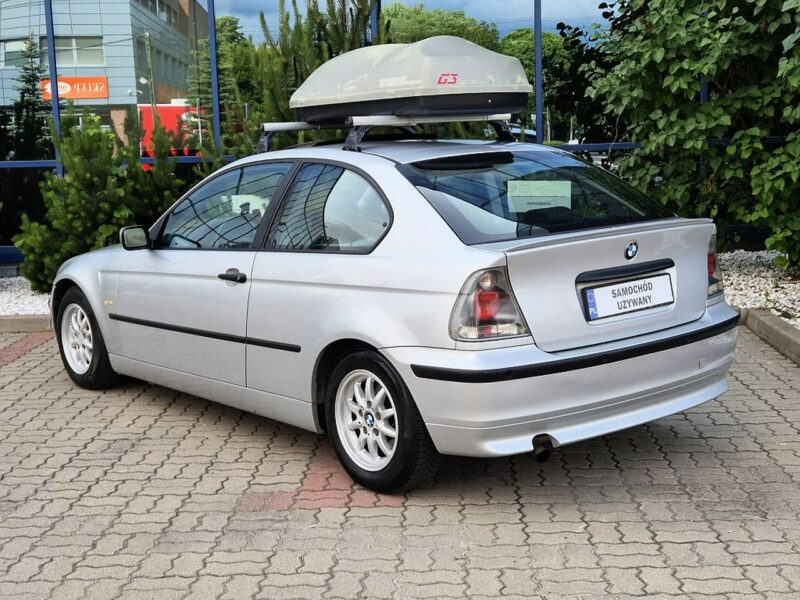 BMW 316 COMPACT * oryginalny przebieg * manual * bagaznik dachowy * warszawa E46 (1998-2007)
