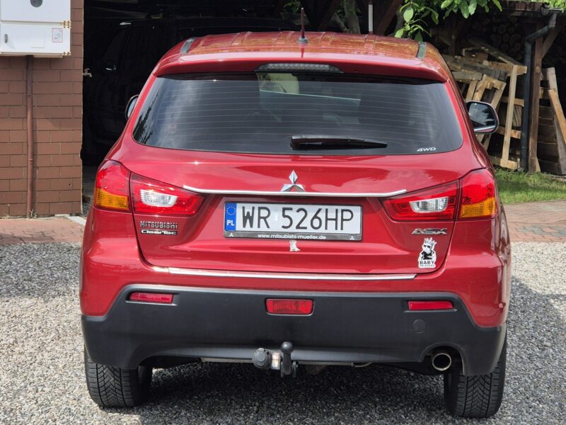 Mitsubishi ASX 2011r, 4x4, 1.8D 150KM, Oryginalny Lakier, Przebieg 165tyś km