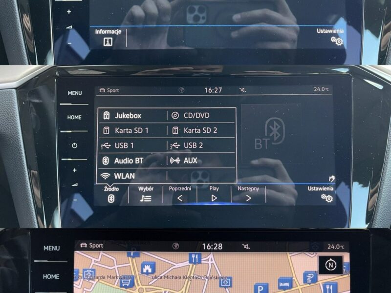 Volkswagen Passat LED, Klima, Navi, Temp, Asystenci, Kamera, Grzane Fotele, Martwe Pole B8 (2014-2023)
