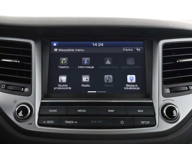 Hyundai Tucson navi klimatyzacja grzane fotele czujniki parkowania III (2015-2020)