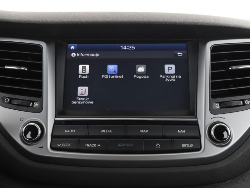 Hyundai Tucson navi klimatyzacja grzane fotele czujniki parkowania III (2015-2020)