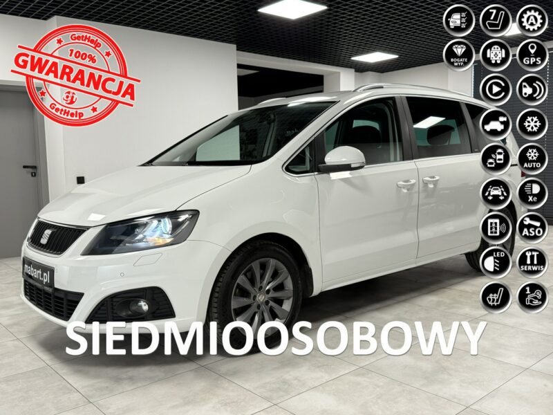 Seat Alhambra 2.0TDI 177KM * DSG * I-Tech * 7-osobowy * Keyless * BiXenon *Alcantara II (2010-)