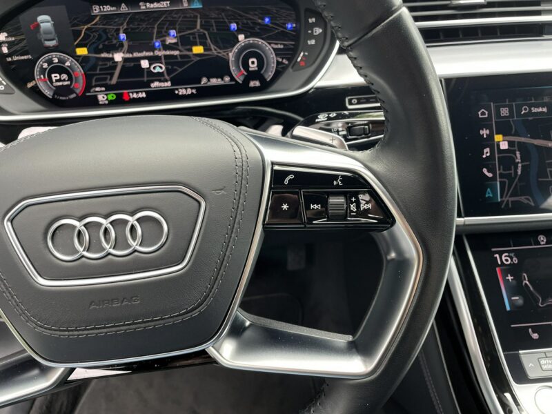 Audi A8 Quattro, LED, Virtual, Asystenci, Dociągi, Ambiente, Kamera,Keyless GO D5 (2017-)