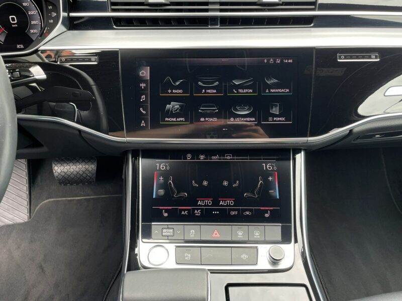 Audi A8 Quattro, LED, Virtual, Asystenci, Dociągi, Ambiente, Kamera,Keyless GO D5 (2017-)
