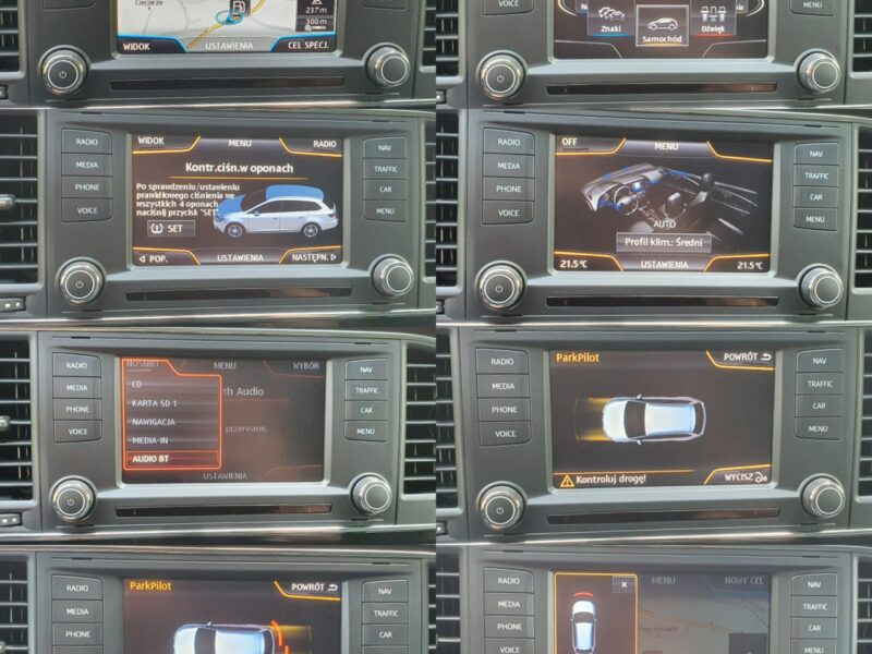 Seat Leon ST # 1.6 TDI # Navi # Climatronic # Skóra # Alkantara # Serwisowany !! III (2012-)