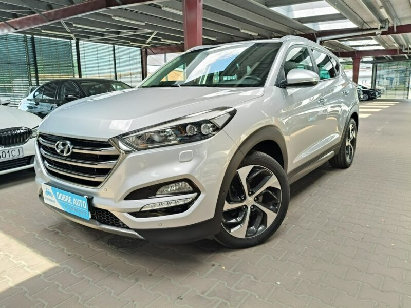 Hyundai Tucson 1.6 177KM Premium 4x4 Automat, Navi,Kamera,MartwePole, Wentyl.Fotele III (2015-2020)