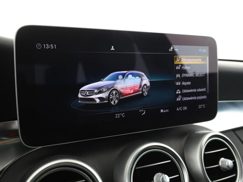 Mercedes C 300 FV23 C300de PHEV LIFT Avantgarde Navi Grzane Fotele Virtual Kamera LED W205 (2014-2021)