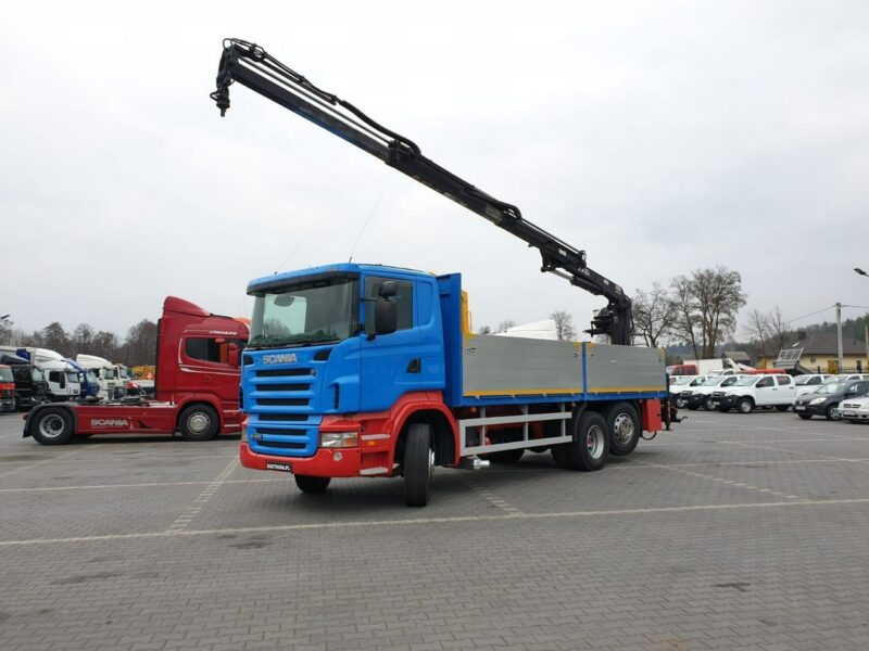 Scania R 400 LB 6x2 HDS Budowlanka Widły Oś Skrętna Super Stan