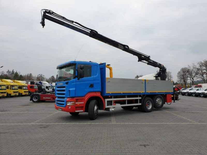 Scania R 400 LB 6x2 HDS Budowlanka Widły Oś Skrętna Super Stan