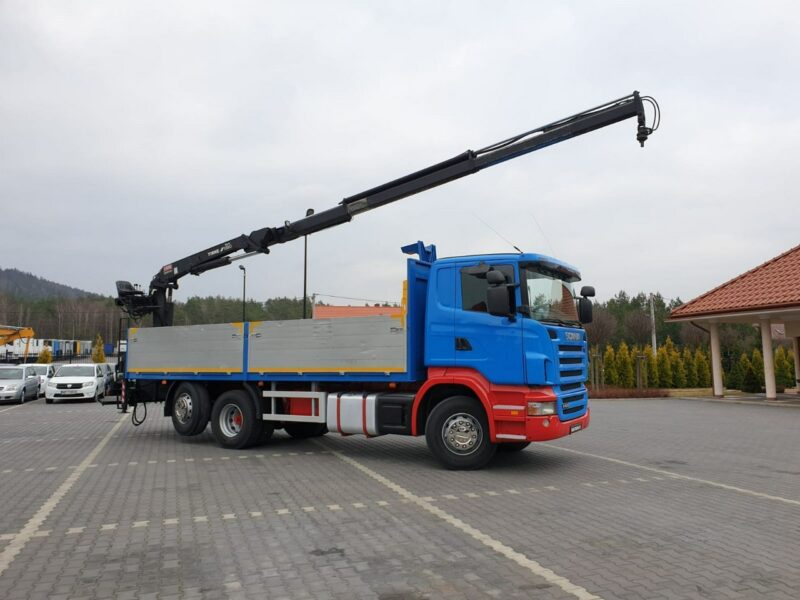 Scania R 400 LB 6x2 HDS Budowlanka Widły Oś Skrętna Super Stan