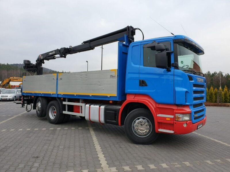 Scania R 400 LB 6x2 HDS Budowlanka Widły Oś Skrętna Super Stan