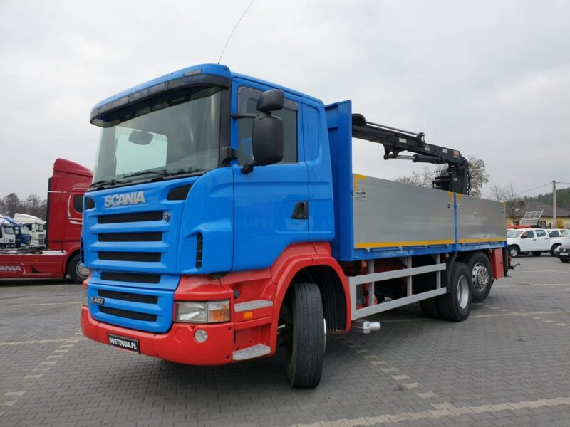 Scania R 400 LB 6x2 HDS Budowlanka Widły Oś Skrętna Super Stan