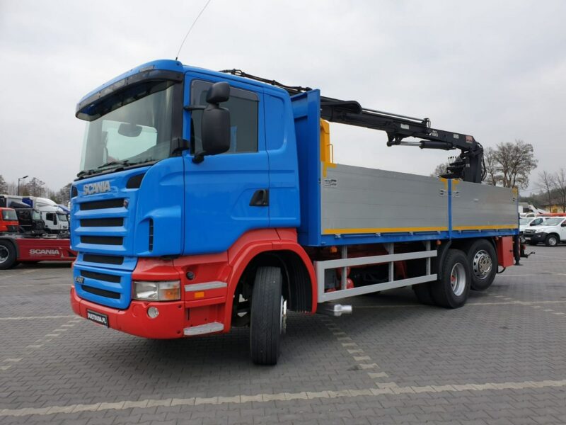 Scania R 400 LB 6x2 HDS Budowlanka Widły Oś Skrętna Super Stan