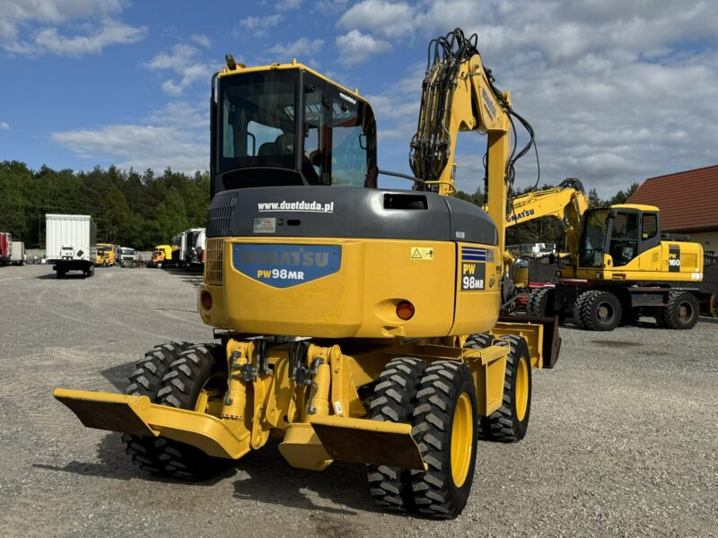 kołowa Komatsu PW 98 MR 8 Pług + Podpory 10ton Szybkozłącze Łyżka Skarpowa Uchylna Nowe Opony Świeżo Sprowadzona Super Stan !!!
