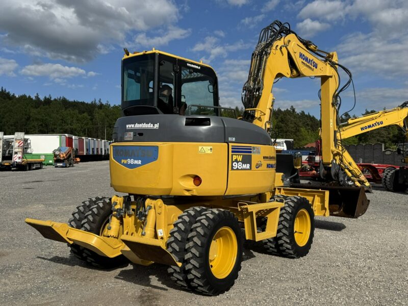 kołowa Komatsu PW 98 MR 8 Pług + Podpory 10ton Szybkozłącze Łyżka Skarpowa Uchylna Nowe Opony Świeżo Sprowadzona Super Stan !!!