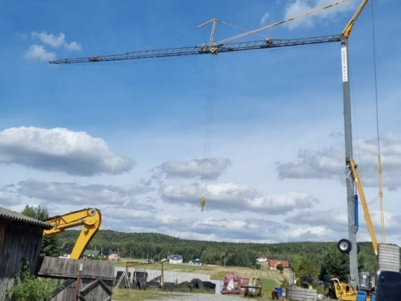 dźwig inny SAN MARCO SM-351 Dźwig Budowlany 2010r Mało Używany !!! Żuraw Szybki Montaż Hydrauliczny