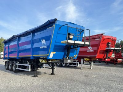 wywrotka Wielton HARDOX STALOWA DO ZŁOMU 50m Oś Podnoszona Złomówka Super Stan Hamulce Tarczowe Mało Używana