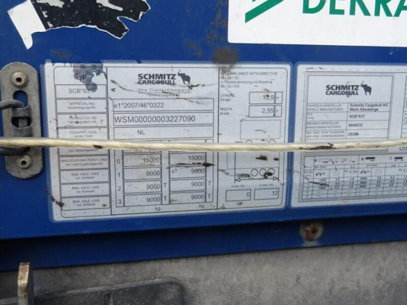 skrzynia Schmitz Cargobull sbc 3s