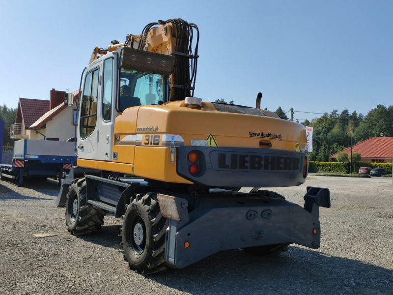 kołowa Liebherr A316 Maszyna po Pełnym Tulejowaniu Bez Luzów i Wycieków nie A314 Volvo CAT Komatsu