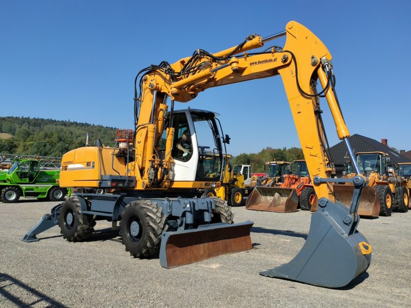 kołowa Liebherr A316 Maszyna po Pełnym Tulejowaniu Bez Luzów i Wycieków nie A314 Volvo CAT Komatsu