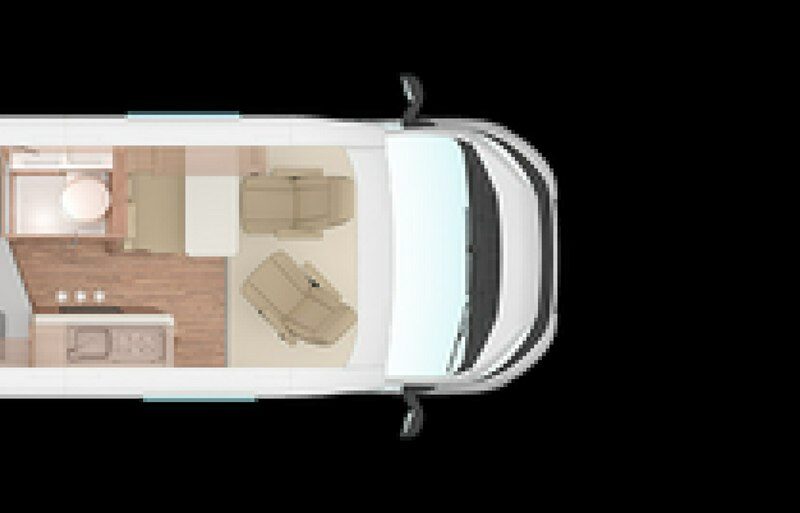 samochody kempingowe Weinsberg CaraBus 540 MQ Campervan dla 4 os. z dachem sypialnym pop up! 5,5m