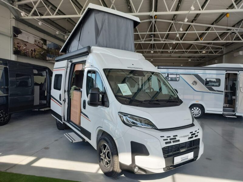 samochody kempingowe Weinsberg CaraBus 540 MQ Campervan dla 4 os. z dachem sypialnym pop up! 5,5m