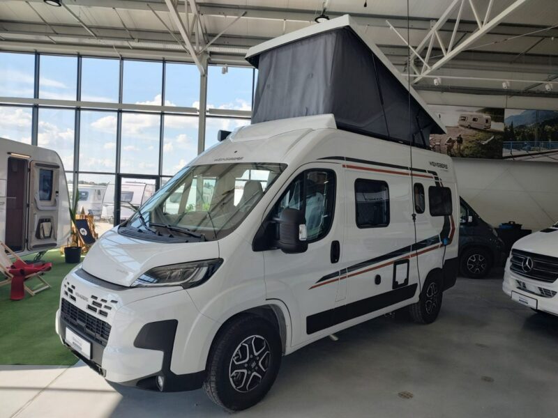 samochody kempingowe Weinsberg CaraBus 540 MQ Campervan dla 4 os. z dachem sypialnym pop up! 5,5m