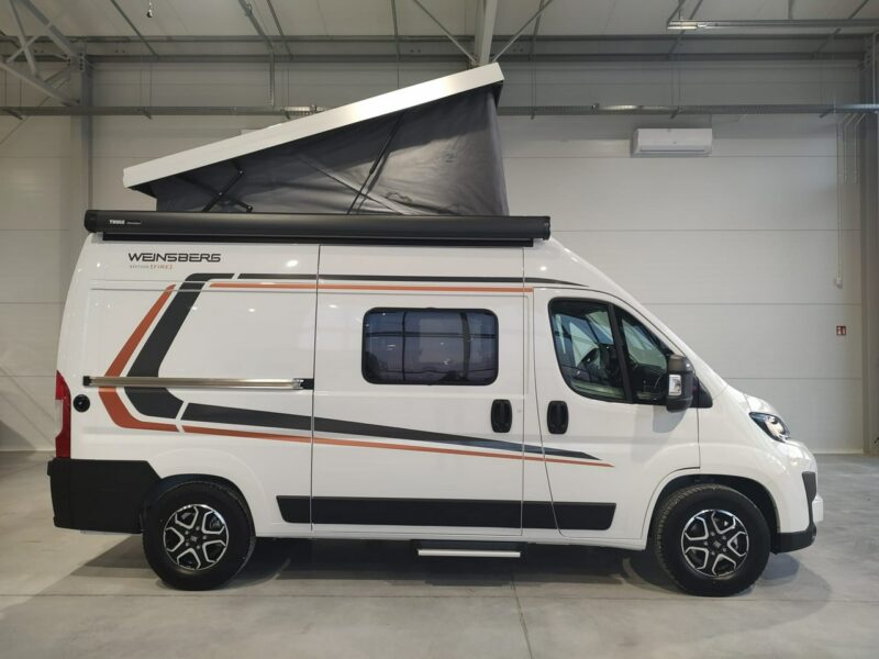samochody kempingowe Weinsberg CaraBus 540 MQ Campervan dla 4 os. z dachem sypialnym pop up! 5,5m