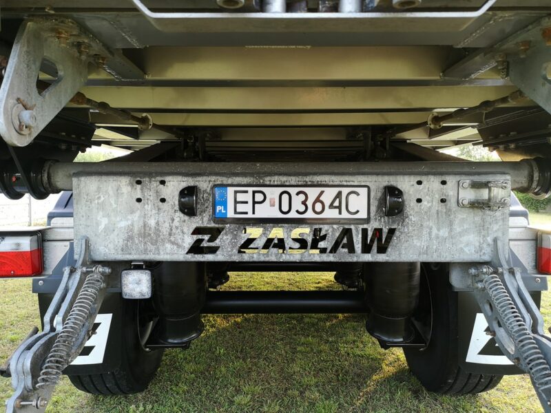 wywrotka Zasław Wywrotka Aluminiowa Klapo-Drzwi Osie SAF Stan Idealny! 60m3! Jeden Właściciel! Oś Podnoszona! Mało Używana! Rama Ocynk!
