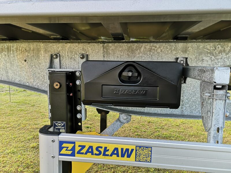 wywrotka Zasław Wywrotka Aluminiowa Klapo-Drzwi Osie SAF Stan Idealny! 60m3! Jeden Właściciel! Oś Podnoszona! Mało Używana! Rama Ocynk!