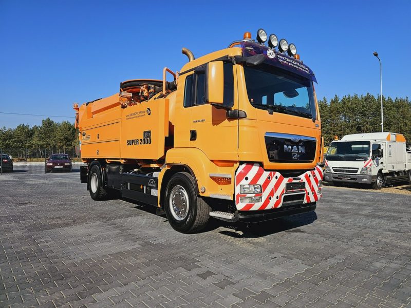 MAN Wiedemann SUPER 2000 4x2 WUKO RECYKLING do zbierania odpadów WUKO asenizacyjny separator beczka odpady czyszczenie kanalizacja