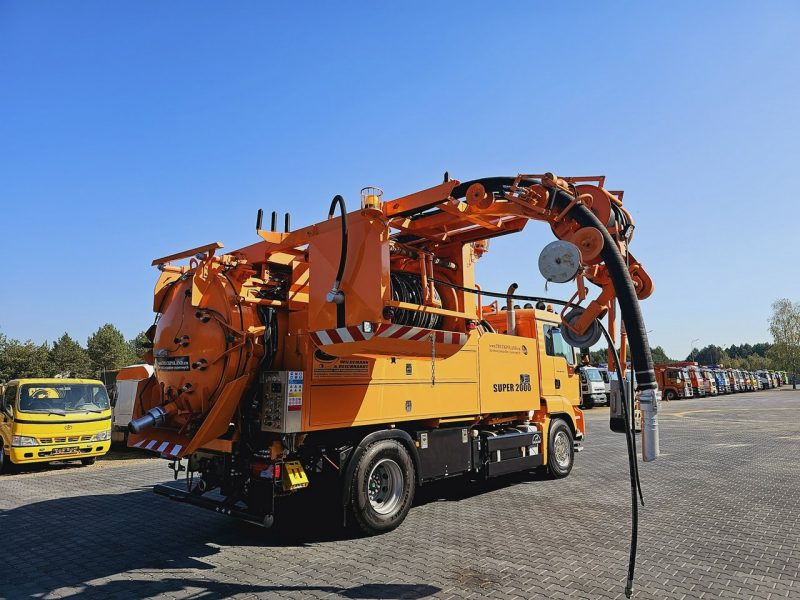 MAN Wiedemann SUPER 2000 4x2 WUKO RECYKLING do zbierania odpadów WUKO asenizacyjny separator beczka odpady czyszczenie kanalizacja