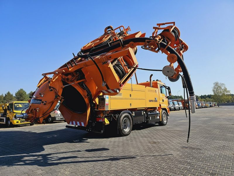 MAN Wiedemann SUPER 2000 4x2 WUKO RECYKLING do zbierania odpadów WUKO asenizacyjny separator beczka odpady czyszczenie kanalizacja