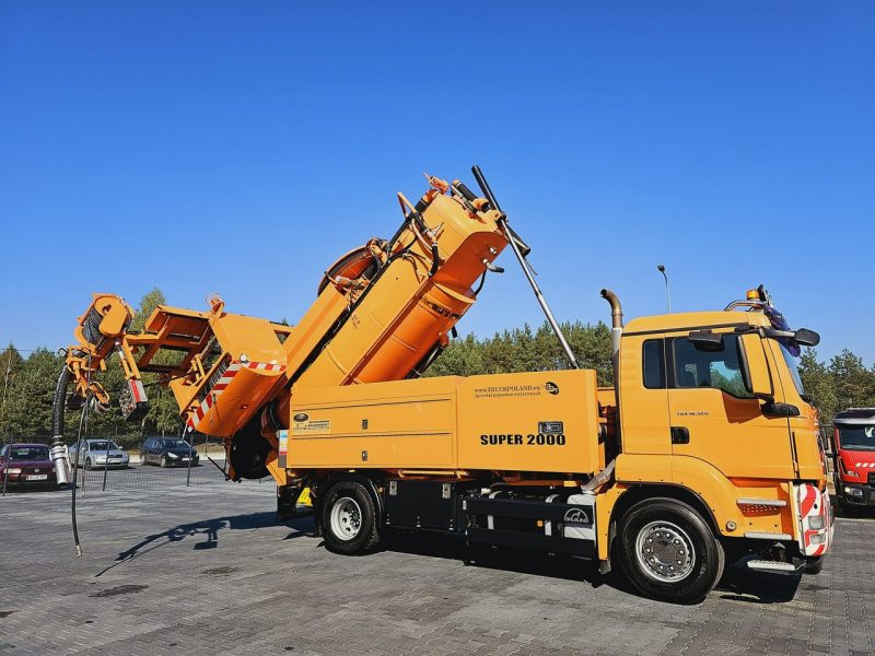 MAN Wiedemann SUPER 2000 4x2 WUKO RECYKLING do zbierania odpadów WUKO asenizacyjny separator beczka odpady czyszczenie kanalizacja