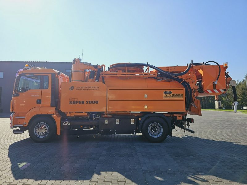 MAN Wiedemann SUPER 2000 4x2 WUKO RECYKLING do zbierania odpadów WUKO asenizacyjny separator beczka odpady czyszczenie kanalizacja