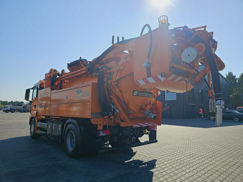 MAN Wiedemann SUPER 2000 4x2 WUKO RECYKLING do zbierania odpadów WUKO asenizacyjny separator beczka odpady czyszczenie kanalizacja