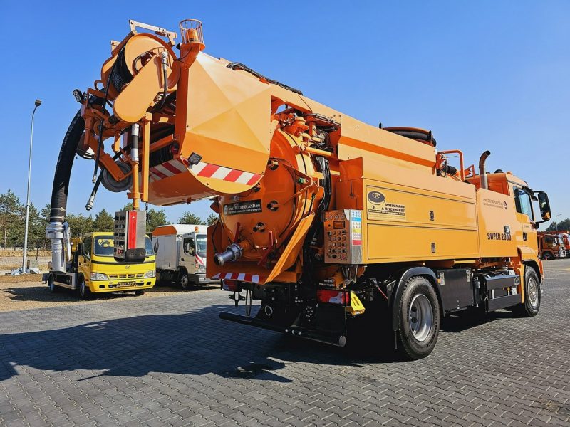 MAN Wiedemann SUPER 2000 4x2 WUKO RECYKLING do zbierania odpadów WUKO asenizacyjny separator beczka odpady czyszczenie kanalizacja