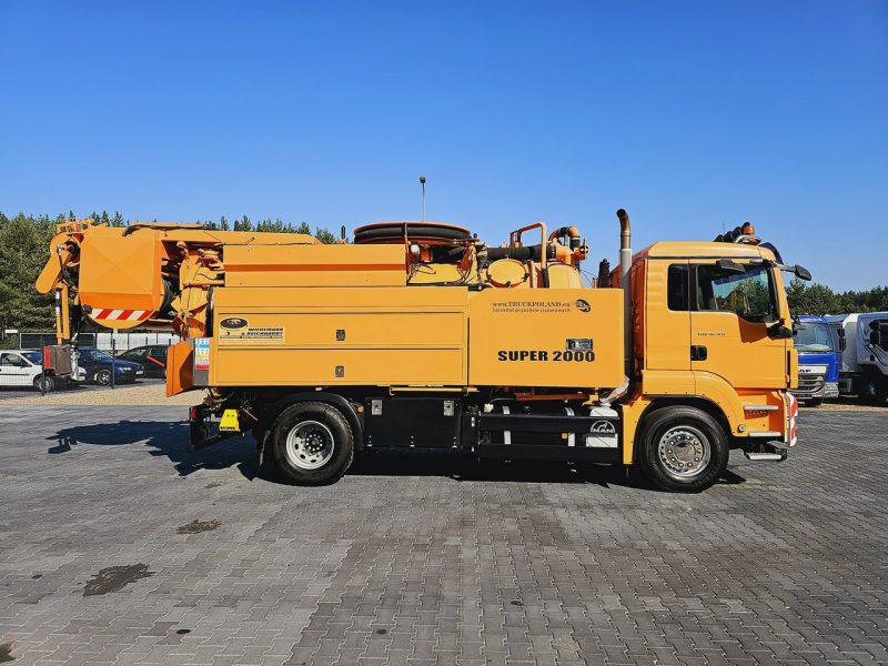 MAN Wiedemann SUPER 2000 4x2 WUKO RECYKLING do zbierania odpadów WUKO asenizacyjny separator beczka odpady czyszczenie kanalizacja