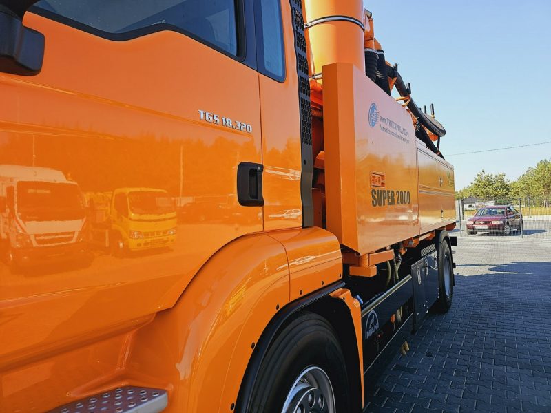 MAN Wiedemann SUPER 2000 4x2 WUKO RECYKLING do zbierania odpadów WUKO asenizacyjny separator beczka odpady czyszczenie kanalizacja