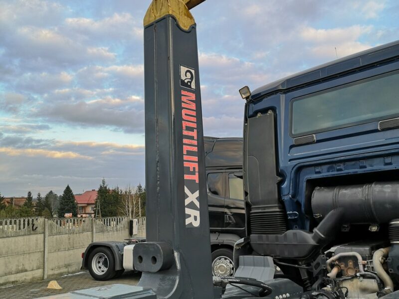 MAN TGS 26.320 Hakowiec Multilift 6x2 Oś Skrętna Tylko 216 Tys Km! Nowe Opony! Stan BARDZO DOBRY! Czołownica! Pojazd Specjalny!